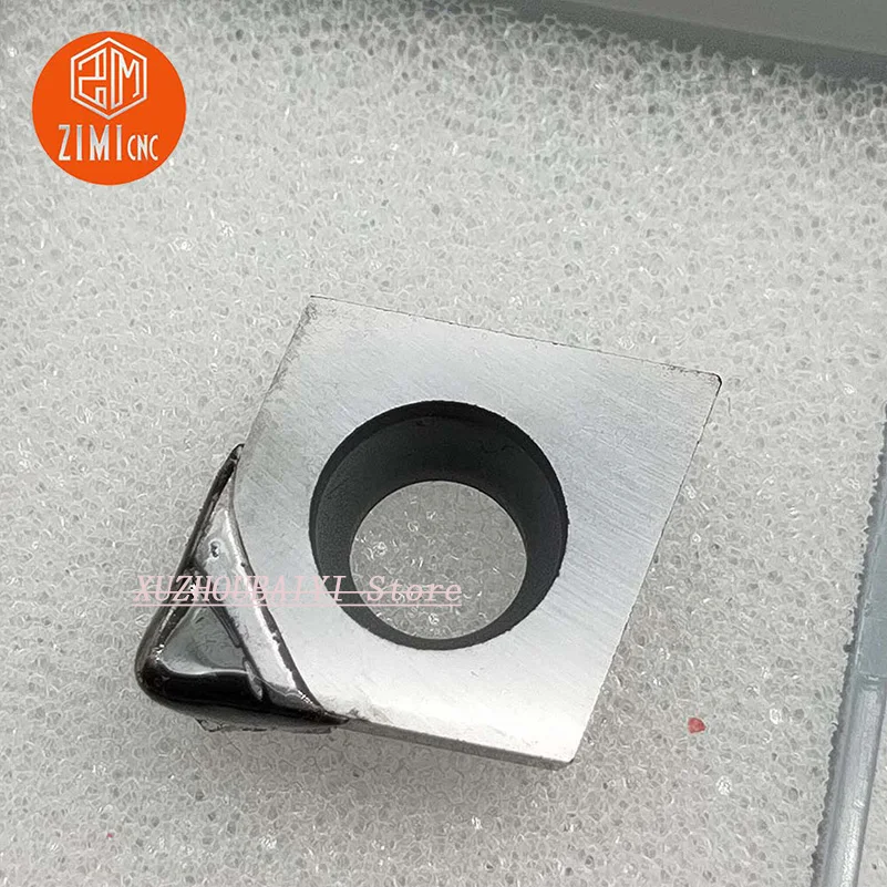 

2pcs CCGT120404/CCMT120404 PCD quenching cubic boron nitride blade diamond blade CNC lathe turning tool cutting tool for steel