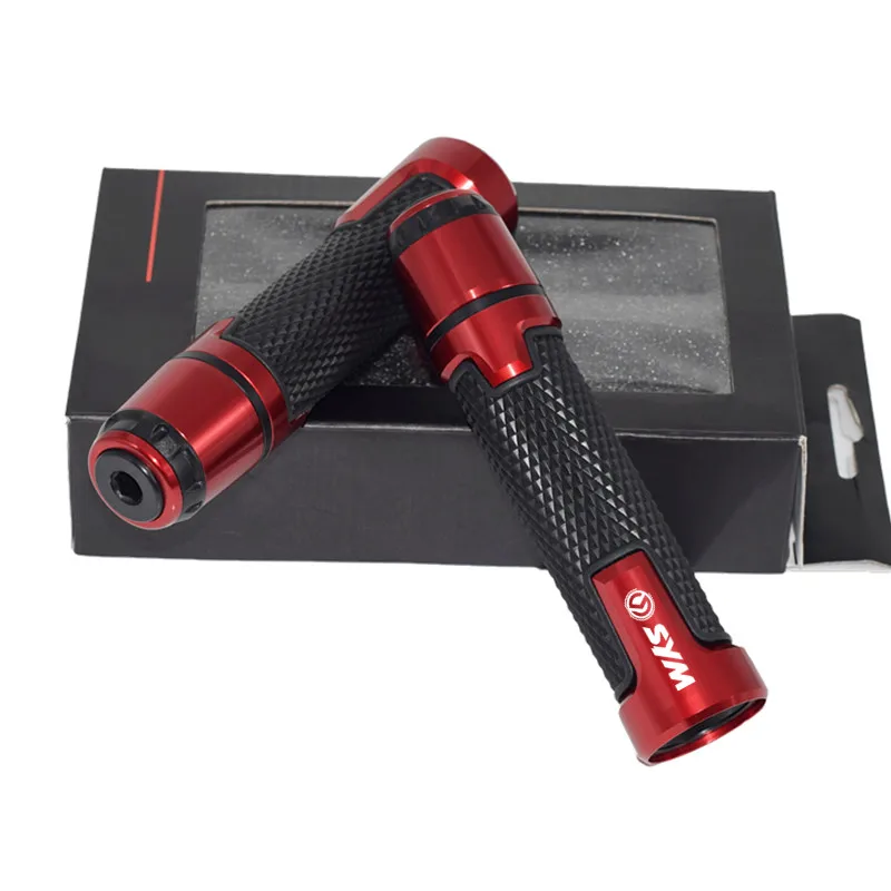 Universal 7/8&quot Motorcycle handle grip for SYM Joymax Z 125 200 250 300 GTS 250i 300i T3 CNC Aluminum scooter handlebar grips |