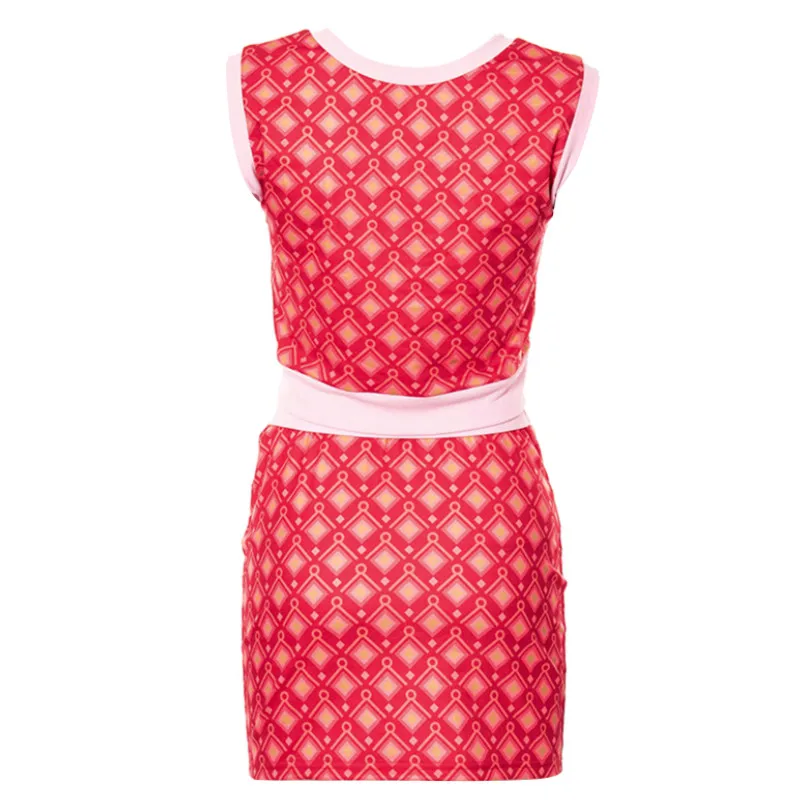 

Womens Sexy Vest and Skirt Suit Fashion Geometric Printing Sleeveless Cropped Tops and High Waist Tight Short Skirt Summer 2021