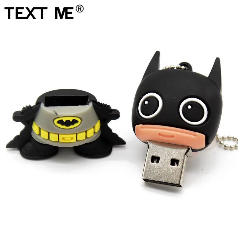 TEXT ME 64 Гб крутой стиль Бэтмен Супермен Capta стиль 4 ГБ 8 ГБ 16 ГБ 32 ГБ usb флеш-накопитель usb 2,0 флешка