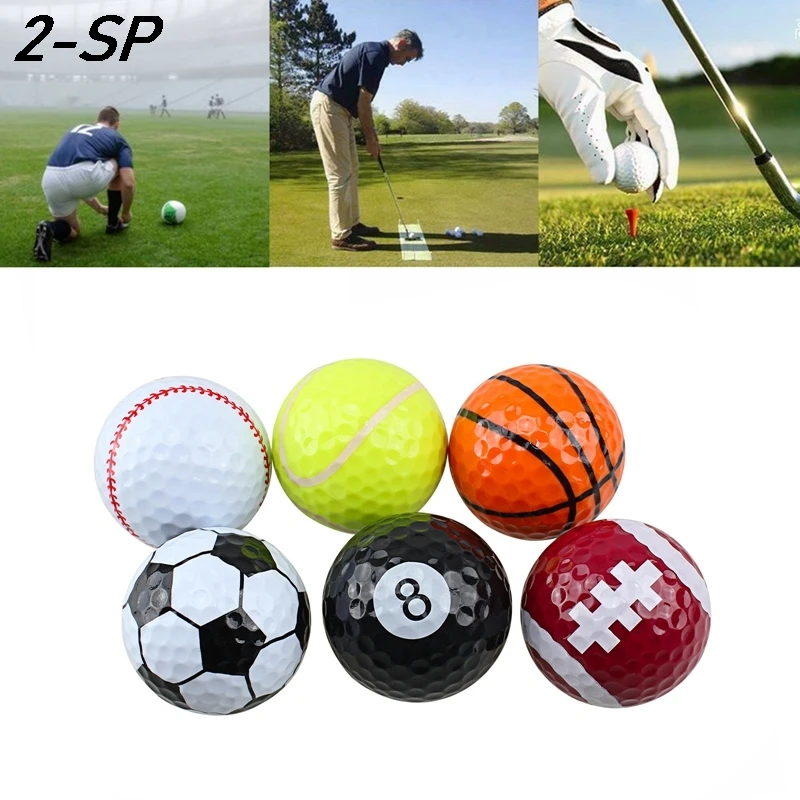 

6Pcs/set Colorful Various Sports Balls For Golf, Football, Basketball,Rugby,Billiards And Tennis Diameter 42.6mm