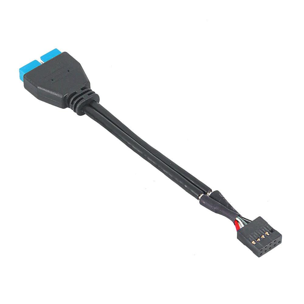 Новый гибкий материал USB3.0 20Pin штекер USB2.0 9Pin материнская плата женский кабель