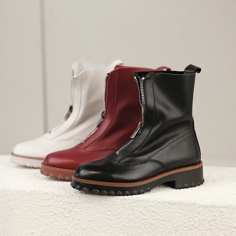 Новая женская обувь Теплые повседневные женские ботильоны на высоком каблуке и