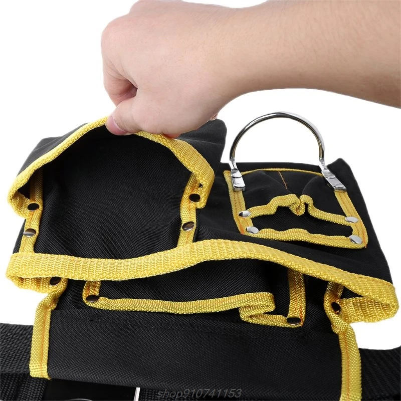 

Multi-functional Electrician Tools Bag Waist Pouch Belt Storage Holder Organizer F23 21 Dropshipping