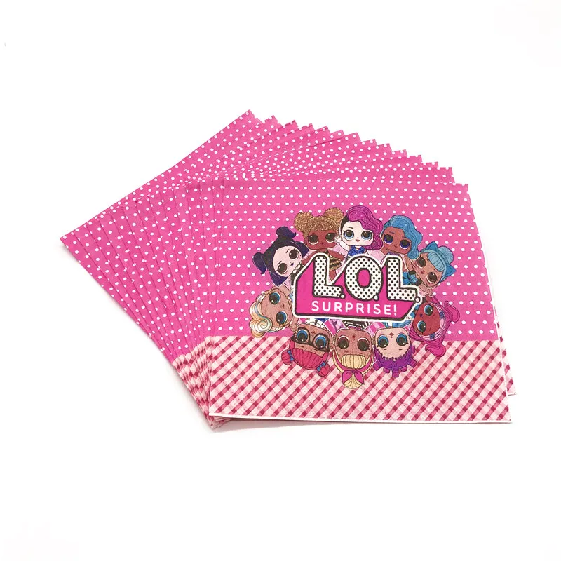 

Cartoon Surprise Doll 67Pcs/97Pcs Disposable Tableware Cup Plate Banner Kid Birthday Decoration Family Party Event Supplies