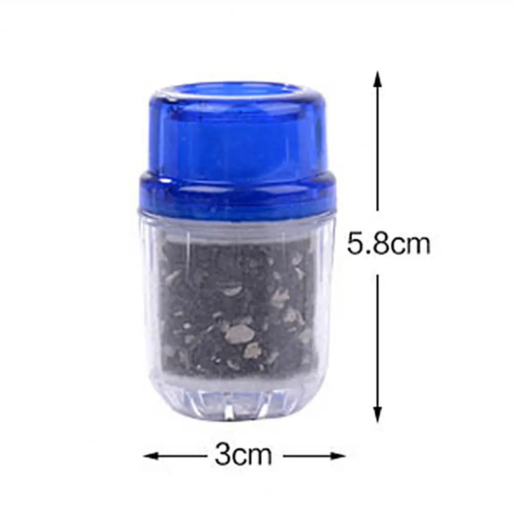 

Faucet Water Filter Activated Carbon Shower Type Blue Mini Purifier for Kitchen Water Filter Activated Carbon for healthy