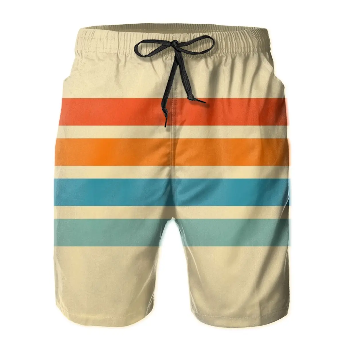 

Мужские спортивные штаны, летние полосатые пляжные плавки для серфинга, спортивные быстросохнущие сетчатые Повседневные Симпатичные заба...