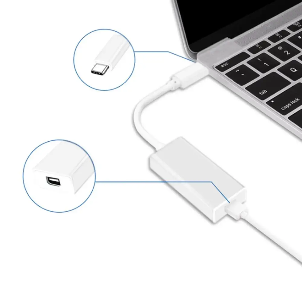 USB C Mini Дисплей Порты и разъёмы адаптер 3 1 Тип (Thunderbolt 3)/Thunderbolt 2 адаптера для MacBook Pro