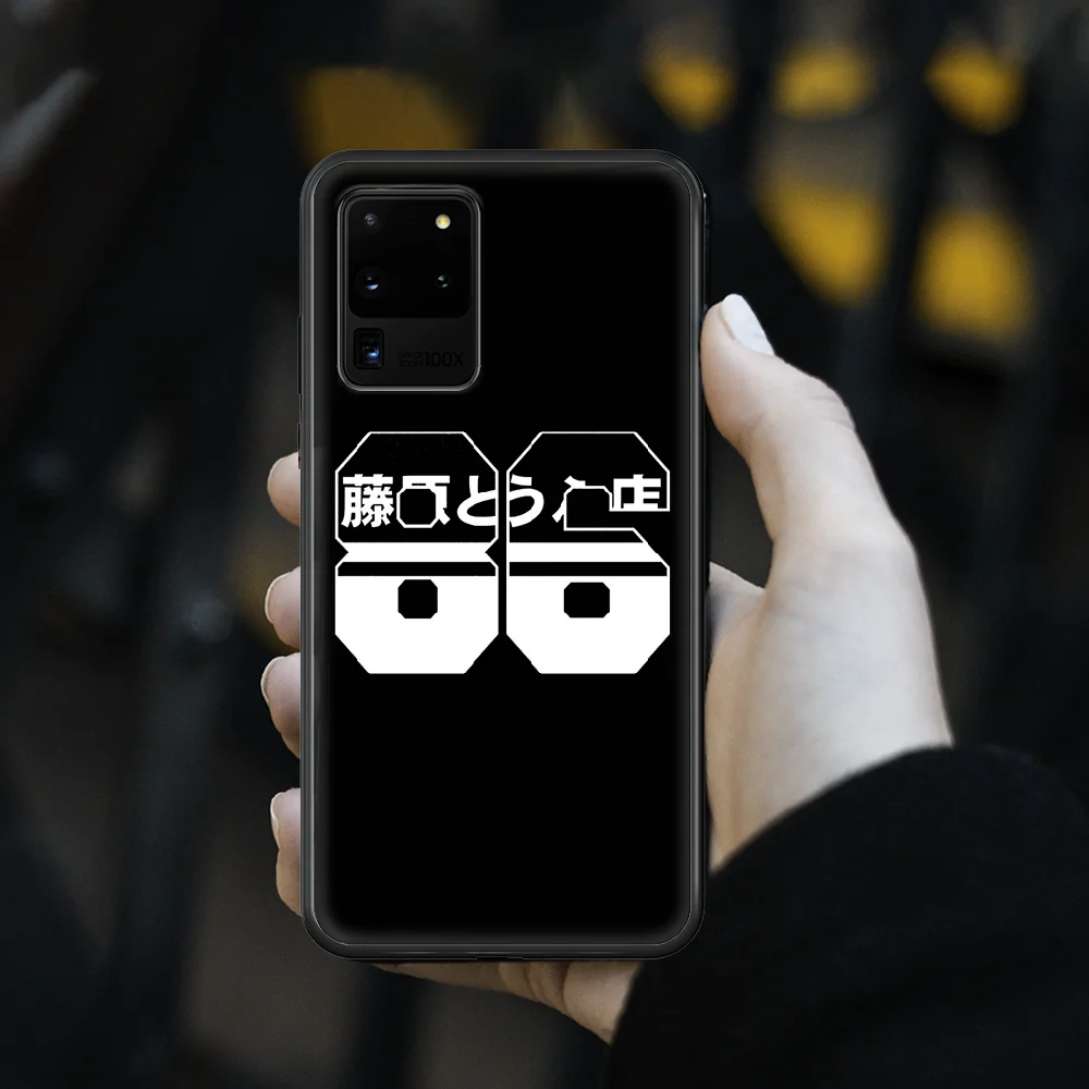 

INITIAL D Super car AE86 Phone Case cover hull For SamSung Galaxy S 5 6 7 8 9 10 20 Edge Plus E Lite Ultra black bumper silicone