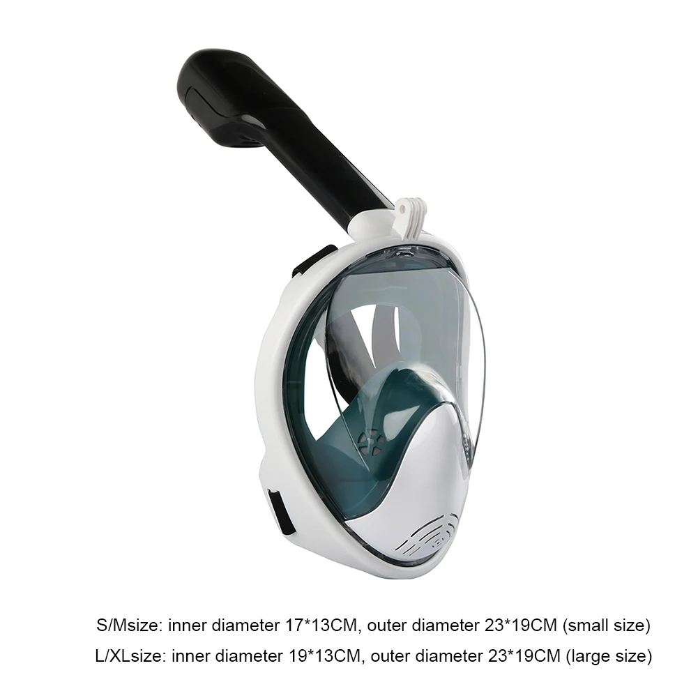 

Adult Kid Foldable Full Face Diving Mask Anti-Fog Snorkeling Underwater Scuba Swimming Mask Glasses Snorkel Dive Equipment