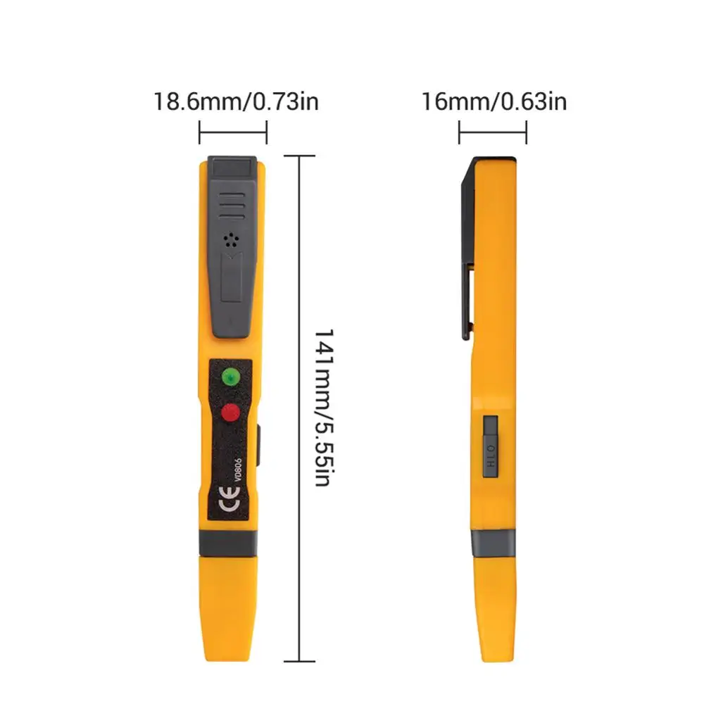 Автоматический тестер напряжения H/L/O Бесконтактный детектор переменного тока с