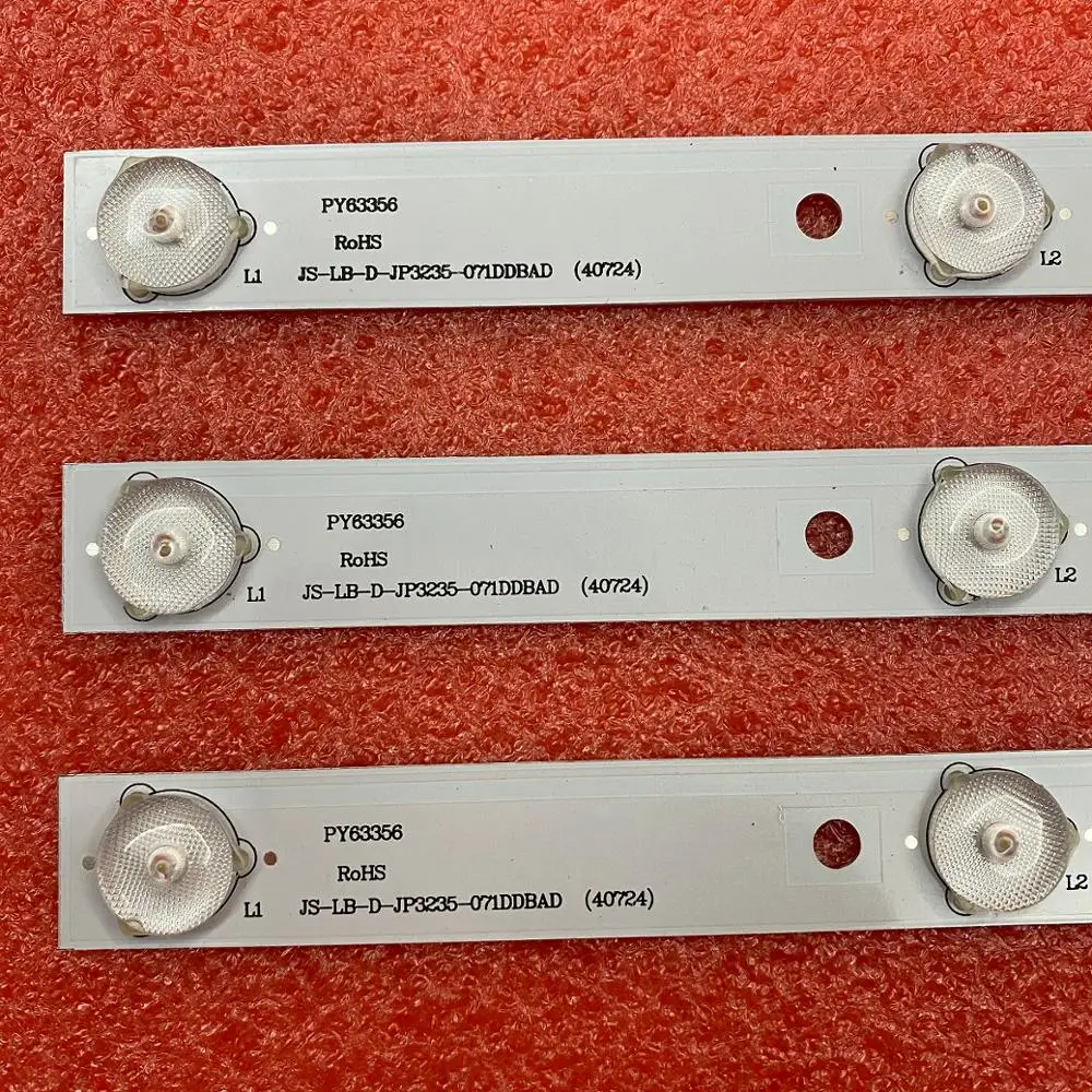 3 шт. 7 светодиодов (3 В) 596 мм Светодиодная подсветка для 32L31 32L33 JS LB D JP3235 071DBAD E305540
