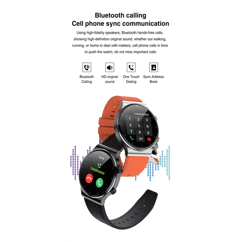 new g51 smart watch men bluetooth call 4g memory music play connect tws earphone fitness tracker vs e13 mt3 women gts smartwatch free global shipping