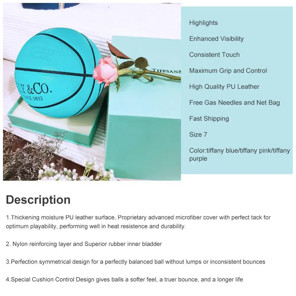 

Training Basketball DROPSHIP Size Outdoor Ball Basketball Ball New PU Basketball Basket Indoor Ball Leather 7 Needle Net Indoo