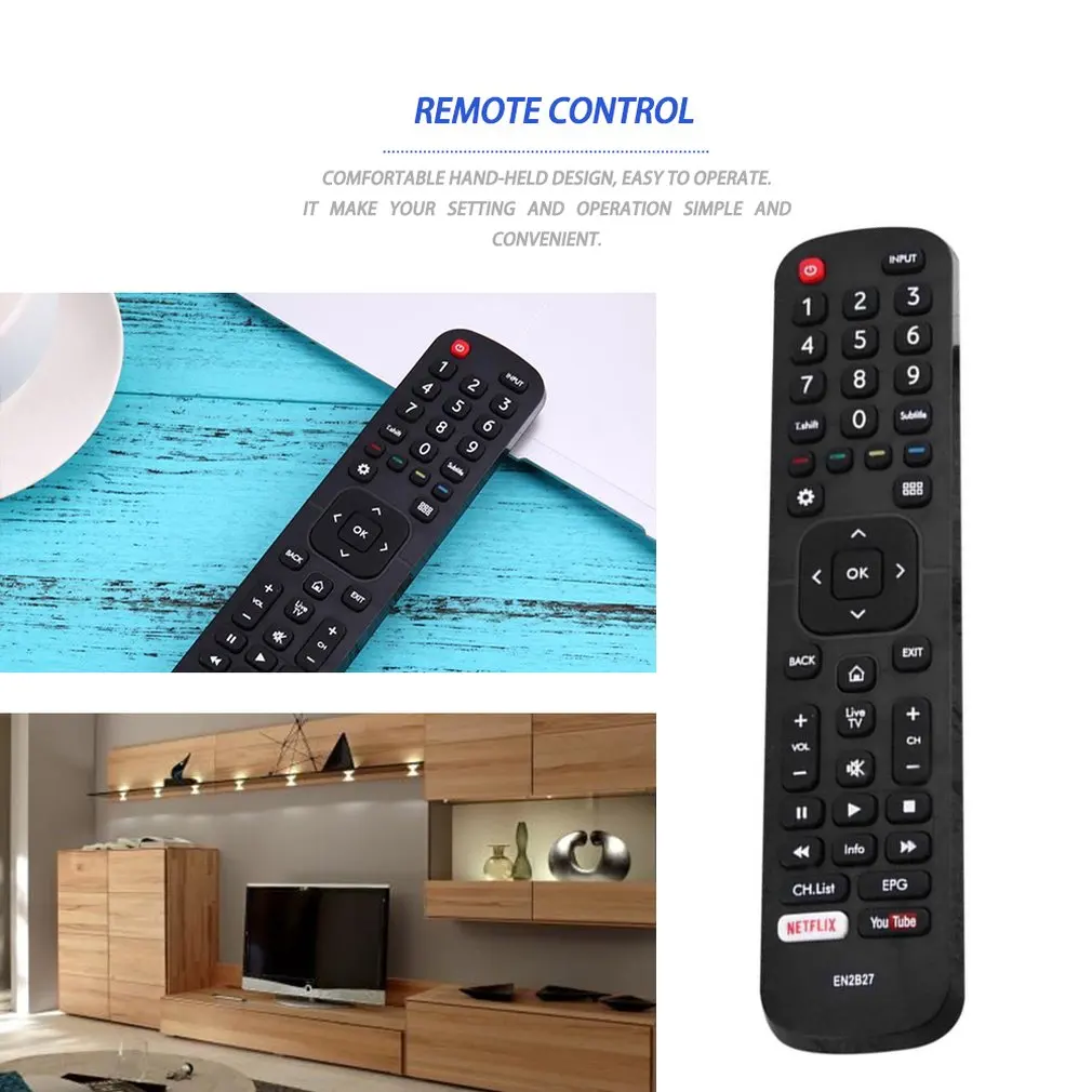 Замена пульта дистанционного управления EN2B27 и запасной аксессуар для Hisense Television