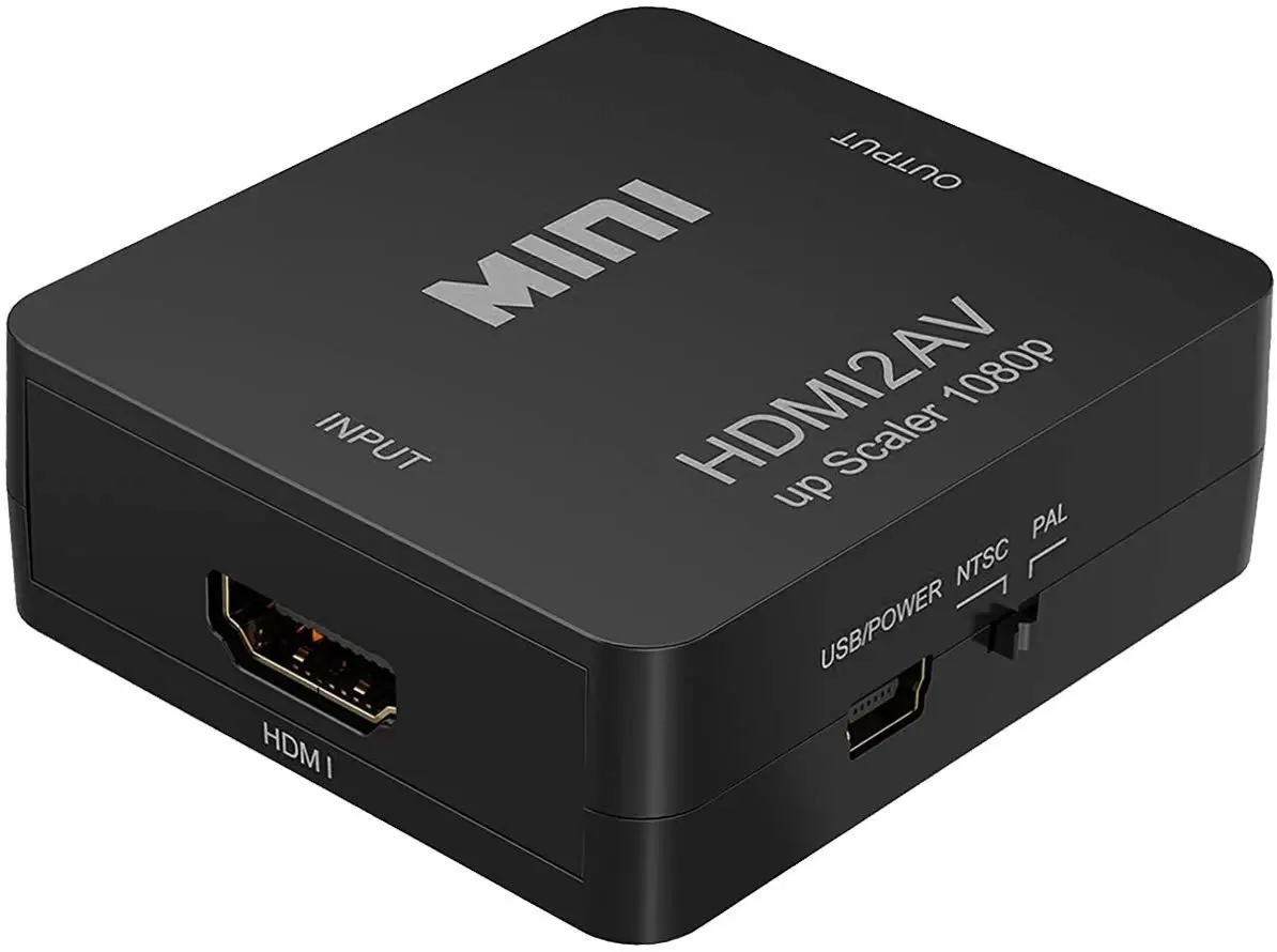 HDMI к RCA 1080p К AV 3RCA CVBs композитный видео аудио конвертер адаптер поддерживает TV Stick