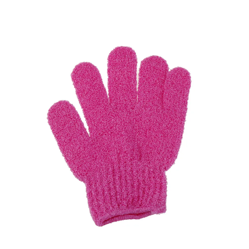 

1PCS Shower Exfoliating Bath Gloves Nylon Shower Gloves Body Scrub Exfoliator Wash Skin Spa Foam nylon Bath Glove Shower Gloves