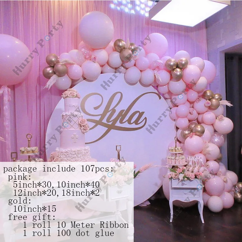 107 шт. блестящие воздушные шары в виде блесток для украшения дня рождения или