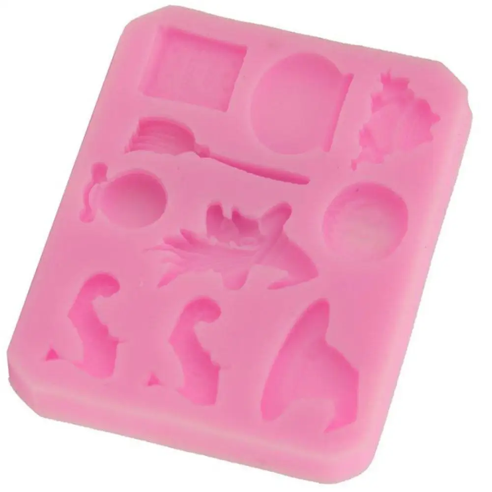 

Halloween Theme Pumpkins Witch Silicone Mold DIY Fondant Cake Decorating Tool