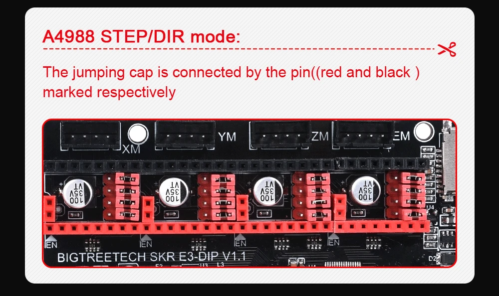 BIGTREETECH SKR E3 DIP V1.1 плата управления 32 бит рычаг для TMC5160 TMC2130 SPI TMC2208 UART для Ender 3 3D-принтер плата SKR V1.3