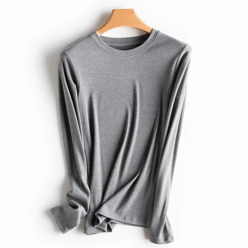 Top Design! 2019 Autumn&ampWinter new arrival office lady sweater base blouse women free shipping HMR19165OCT2 |