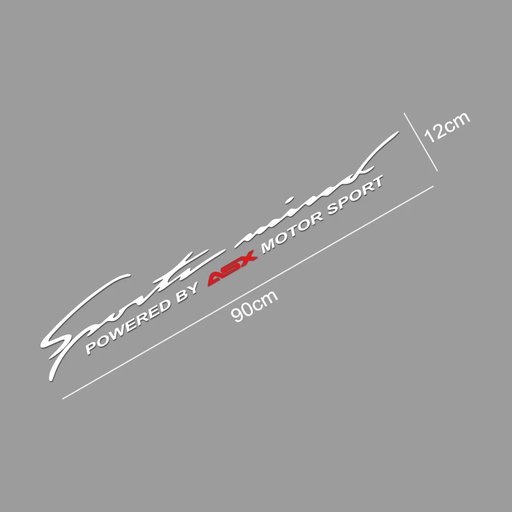 

Car Rear Front Windshield Sticker Vinyl Film Decal for Mitsubishi ASX Lancer EX Outlander Ralliart Auto Waterproof Accessories