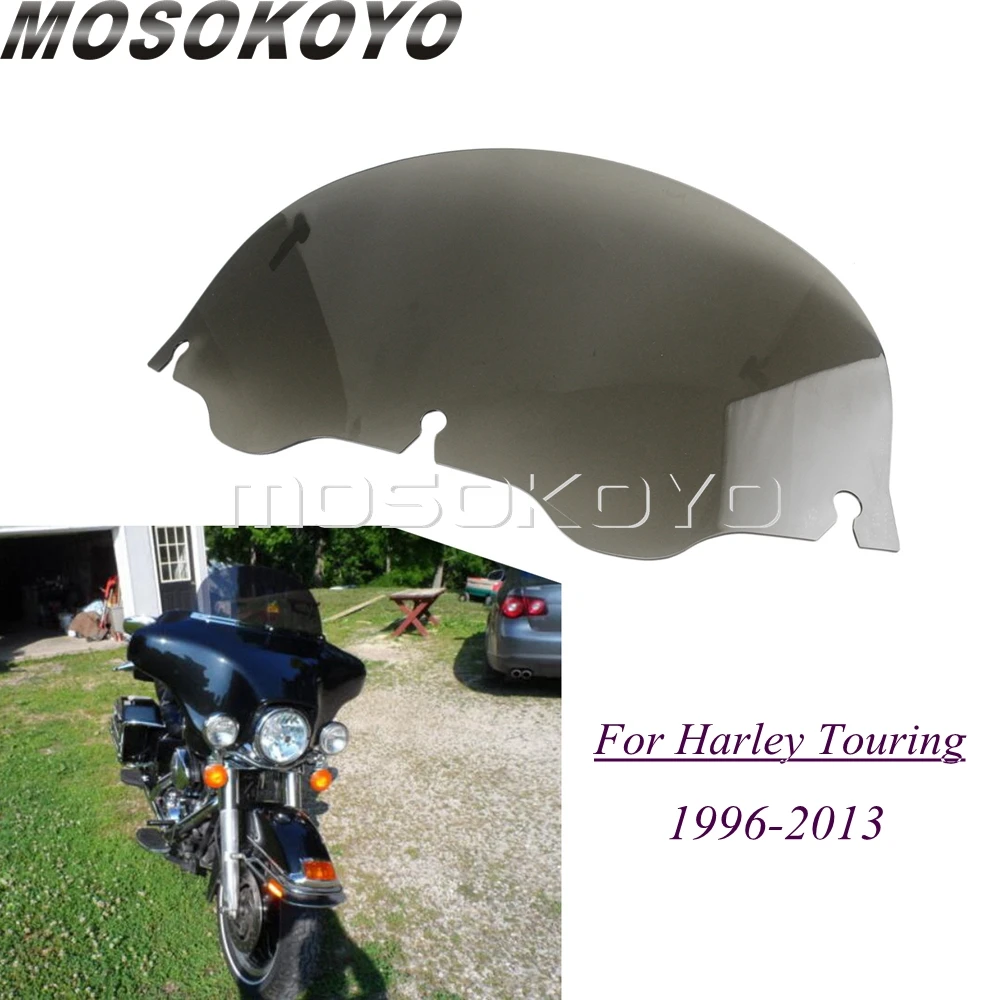 1x мотоциклетный 10 дюймовый ветровой экран летучая мышь для Harley Touring CVO Ultra Classic FL
