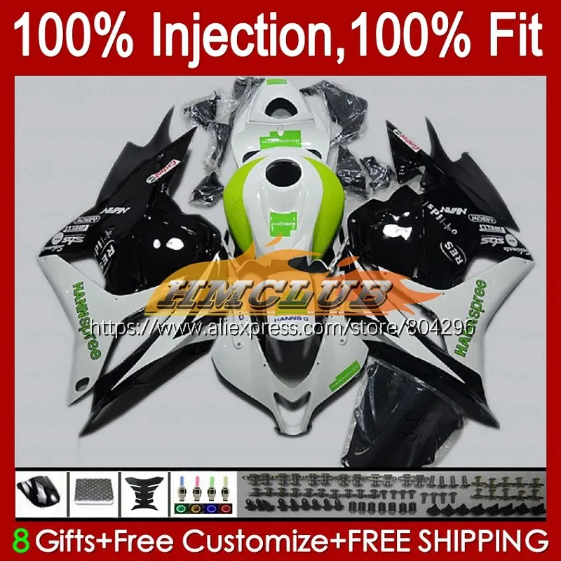 

Инъекция для HONDA Green black CBR600RR CBR 600 600F5 600RR 13No.71 CBR600 RR F5 09 10 11 12 600CC 2009 2010 2011 2012 обтекатель