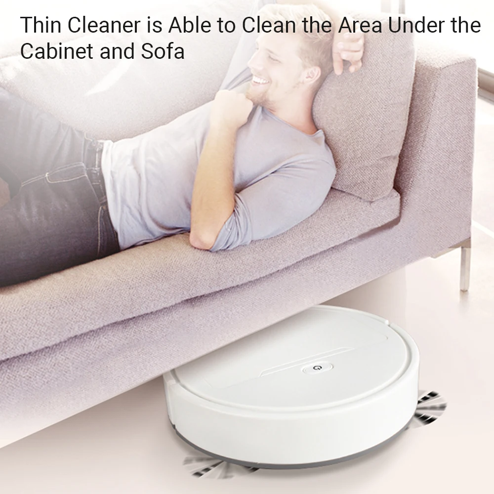 Intelligent Vacuum Cleaner Robotic Floor Sweep Machine Rechargeable Electric Robot Mopping Sweeping | Дом и сад