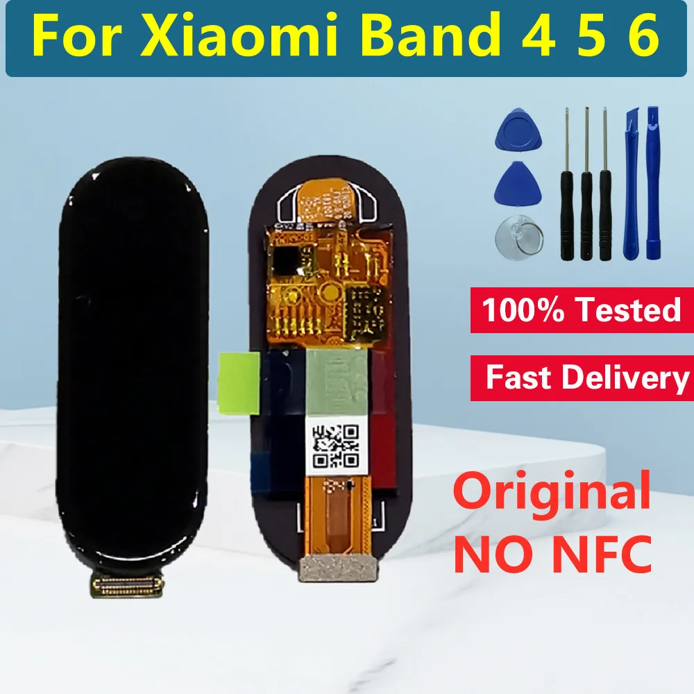 Оригинальный AMOLED для Xiaomi Mi Band 4 ЖК-дисплей сенсорный экран дигитайзер 5 ЖК