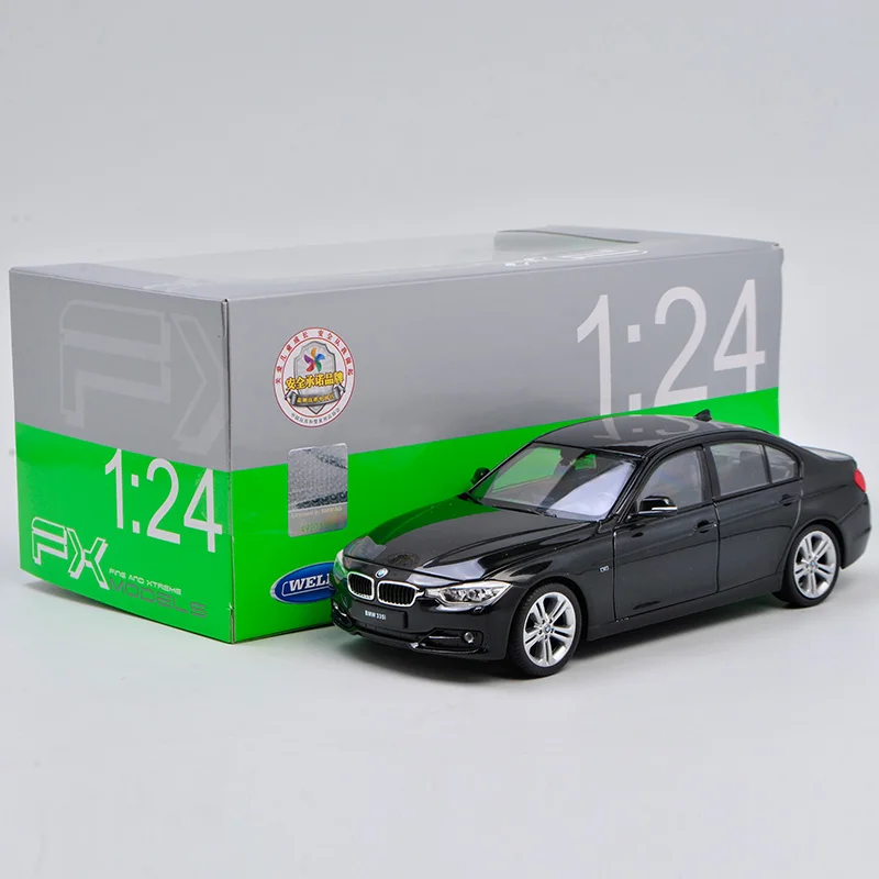 WELLY 1:24 BMW 535i серый три цвета автомобильный брелок для автомобильных ключей