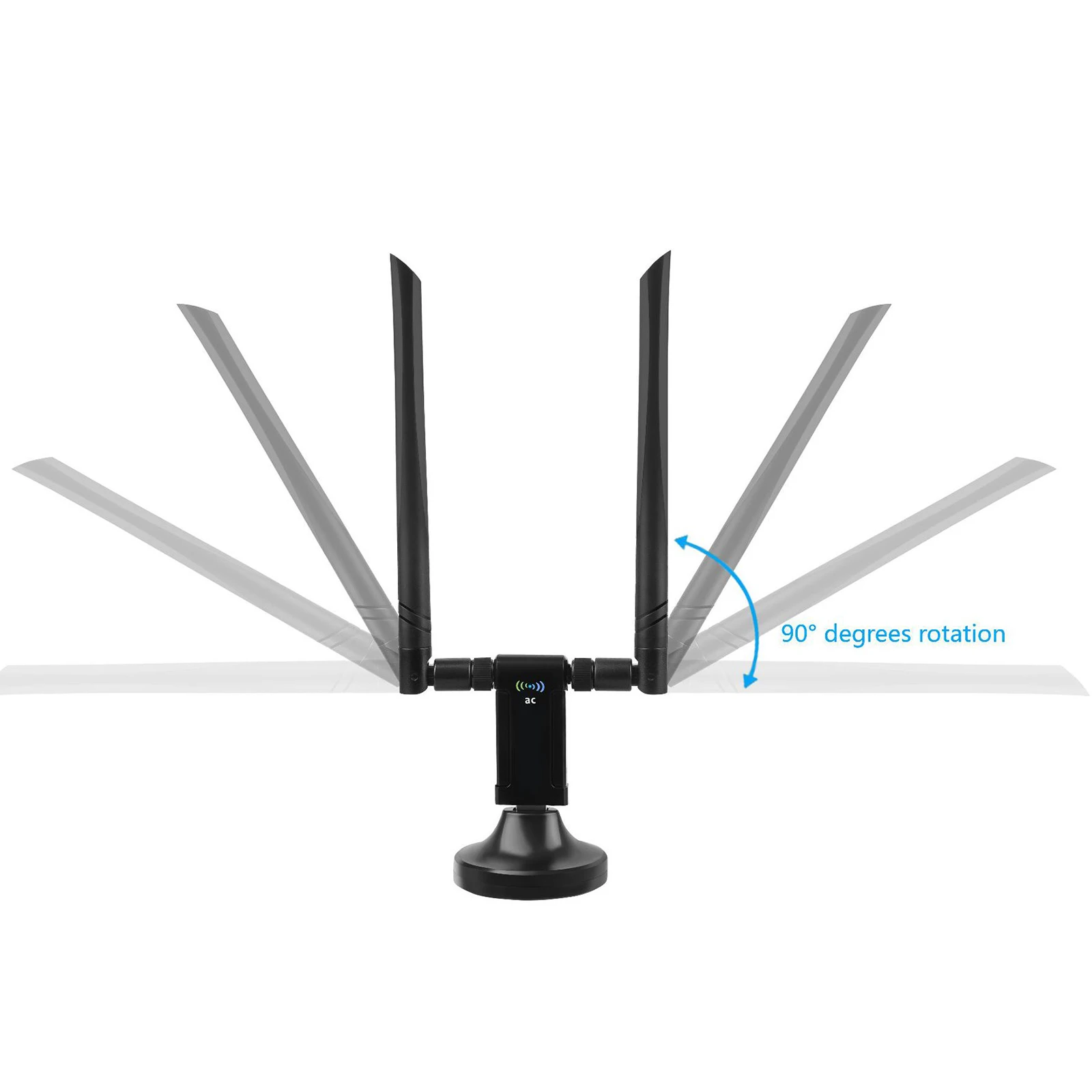 

Network Card Usb Wifi Dongle Adapter Outdoor Business Dual Band Wireless Antennas Portable Dual-Band Wifi Adapter Dual-Band