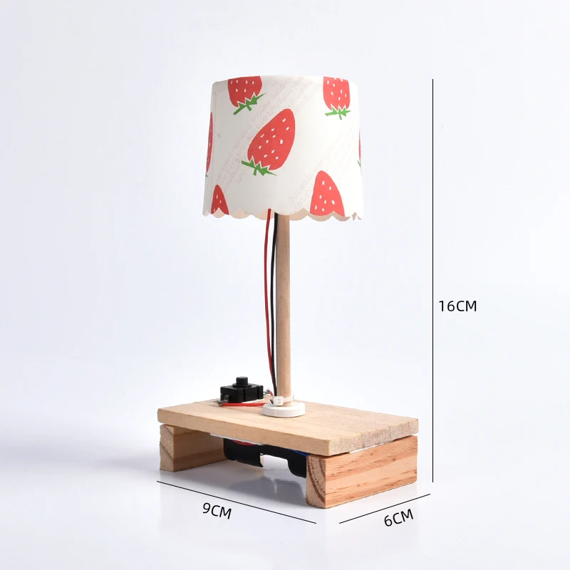 Модель игрушки Saizhi сделай сам настольная лампа с клубникой развивающая