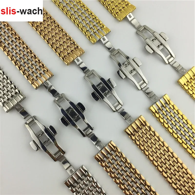 

Watch Accessories Band FOR -Longines- Watch Grande Classique Watch Strap Solid Steel Buckle Watch Bracelet 12 14 16 18 20 22mm