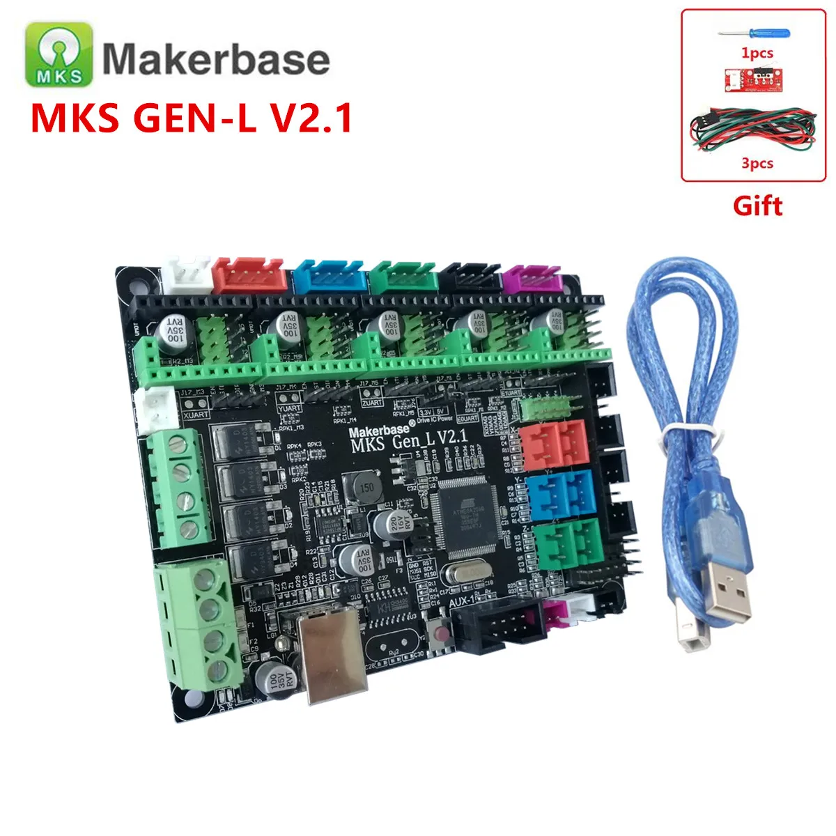 Makerbase MKS GEN L V2.1 карта управления материнской платой TEVO Tarantula Pro Материнская плата 3D