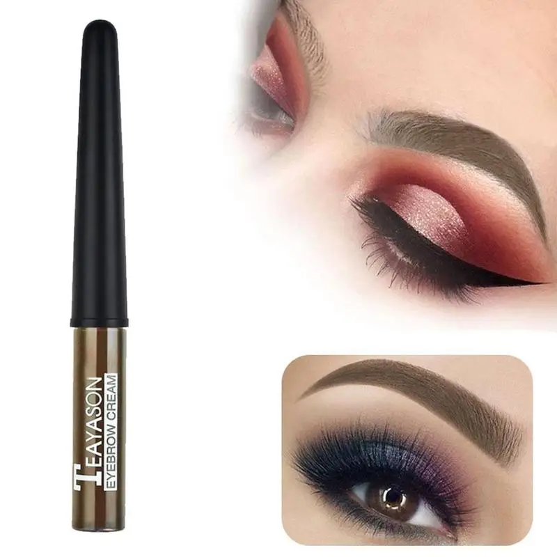 

Natural Professional Eyebrow Tattoo Makeup Pigment Dye Cream Waterproof Eyebrow Enhancers Gel Lasting Brown Eye Brow
