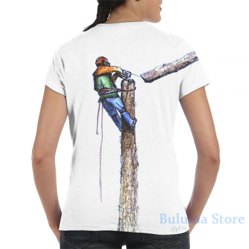 Футболка Arborist с изображением дерева хирурга лемберджека логгера бензопилы (2)