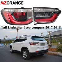 mzorange tail light for jeep compass 2017 2018 rear tail light turn signal taillights car assembly tail rear brake warning light
