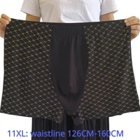 3 packs 2021 new mens boxer pantie lot underpant loose large short cotton plus 9xl 11xl underwear boxer male men underwear