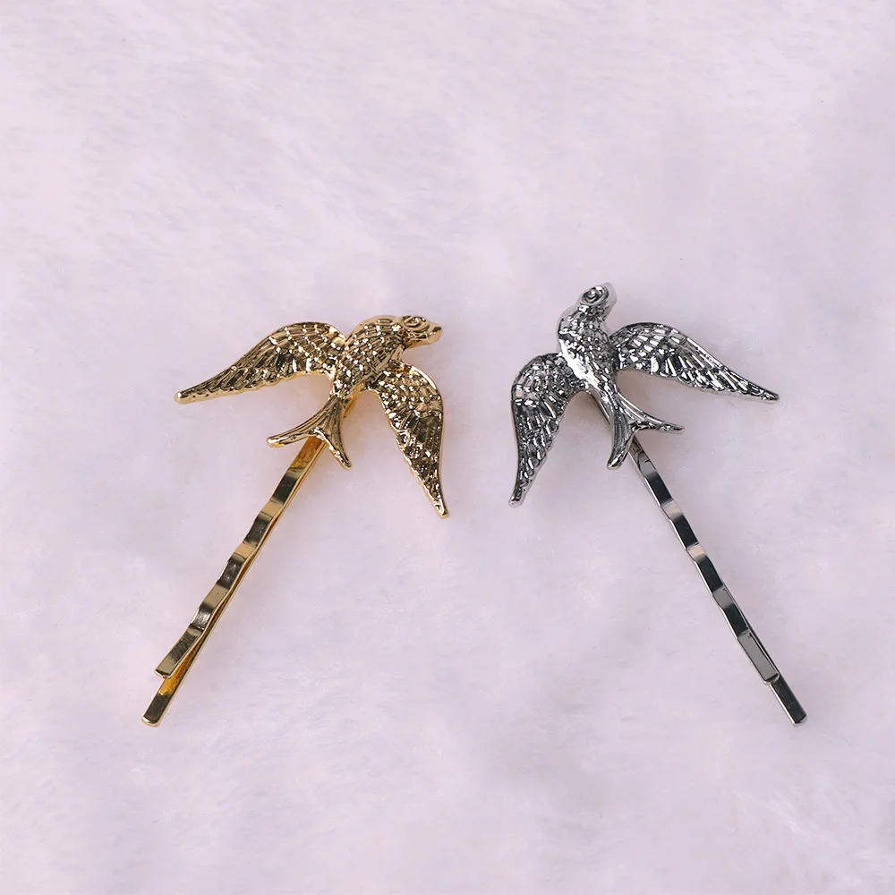 Заколка для волос с птицей и ласточкой милая заколка девочек модные заколки