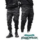 Джоггеры ICCLEK DARK мужские, брюки-султанки с несколькими карманами, с эластичным поясом, уличная одежда в стиле хип-хоп, спортивные брюки-карандаш, Techwear