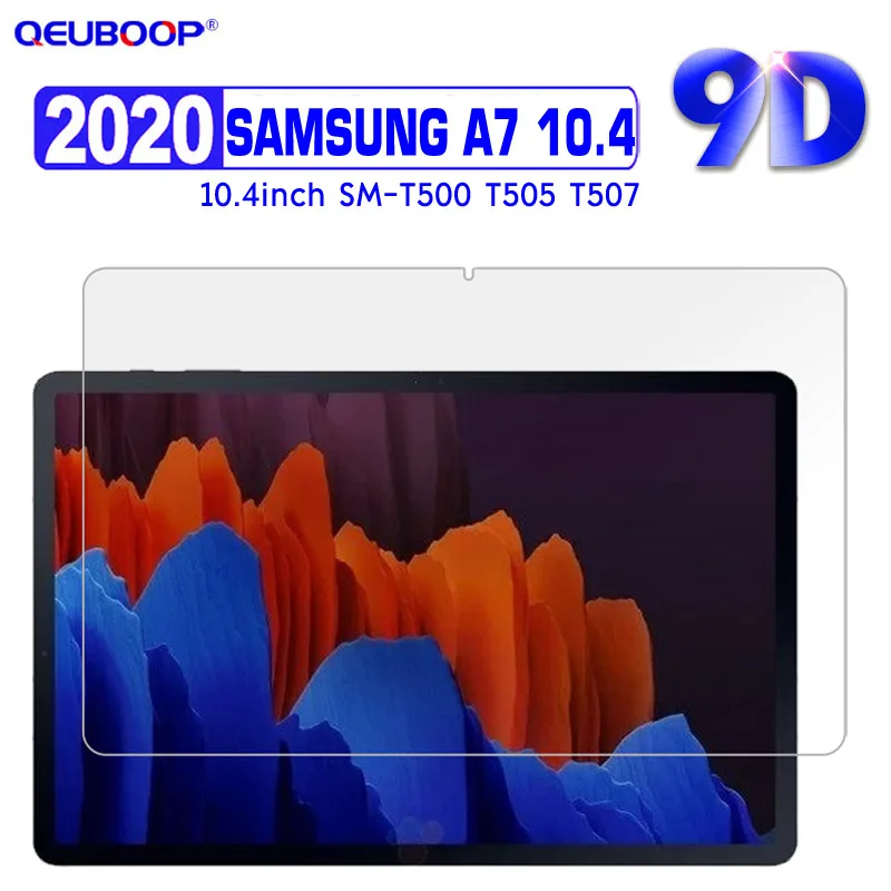 9D защитная пленка из закаленного стекла для 2020 Samsung Tab A7 10 4 T500 Galaxy tab дюймов SM T505