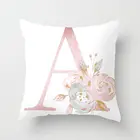 Новые декоративные наволочки для подушек с розовыми буквами, наволочки для подушек, подушки для дивана из полиэстера, наволочки для подушек, декоративная дакимакура