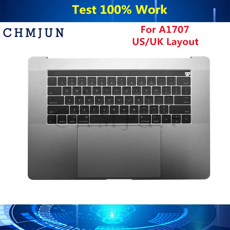 Оригинальная новая клавиатура 15 дюймов A1707 Topcase 2016 2017 для Macbook Pro с подсветкой и