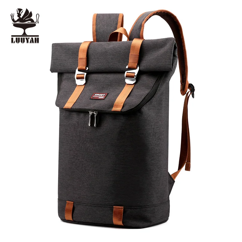 

Men Backpack Laptop Bag 15.6 2021 New Casual Waterproof Male Gray Anti-Theft Fashion Woman Junior High School Bag Backpacks