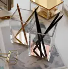 Настольный органайзер, акриловый держатель для ручек, настольные аксессуары, школьные принадлежности