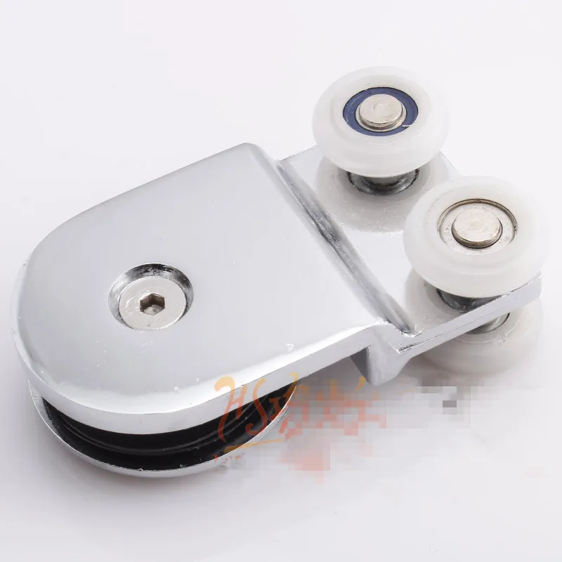 Shower room sliding door small hanging round pulley roller coupon bathroom one piece glass wheel aluminum | Обустройство дома