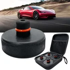 4х адаптер для автомобильного гнезда Tesla Model 3 Model S Model X Model Y, резиновый аккумулятор и защита шасси, черный для поддержки подъема