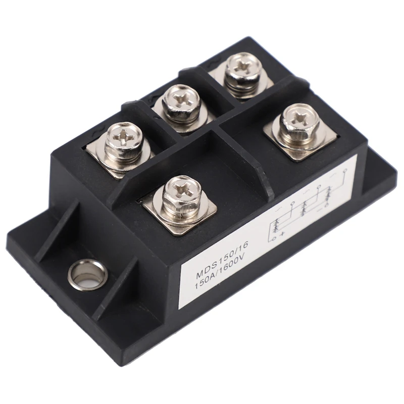 MDS150A трехфазный диодный мост выпрямитель 150A Amp 1600V медь 150 Цельсия 80X40X33Mm