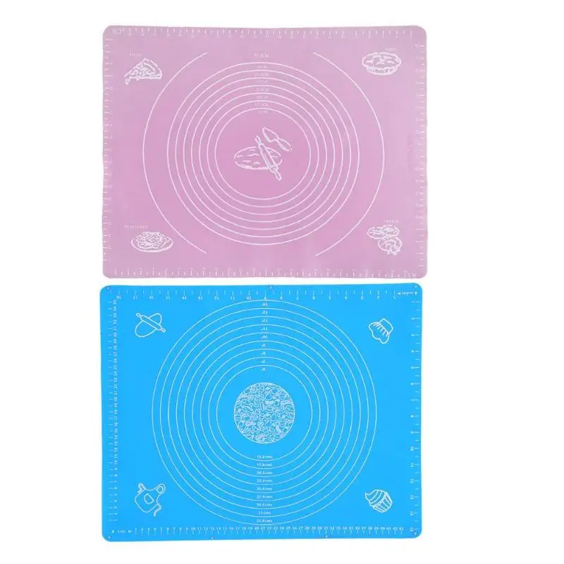 Nonstick Silicone Baking Mat with Scales for Oven Rolling Dough Pad Baking Mat Fondant Pastry Tool Kitchen Gadgets